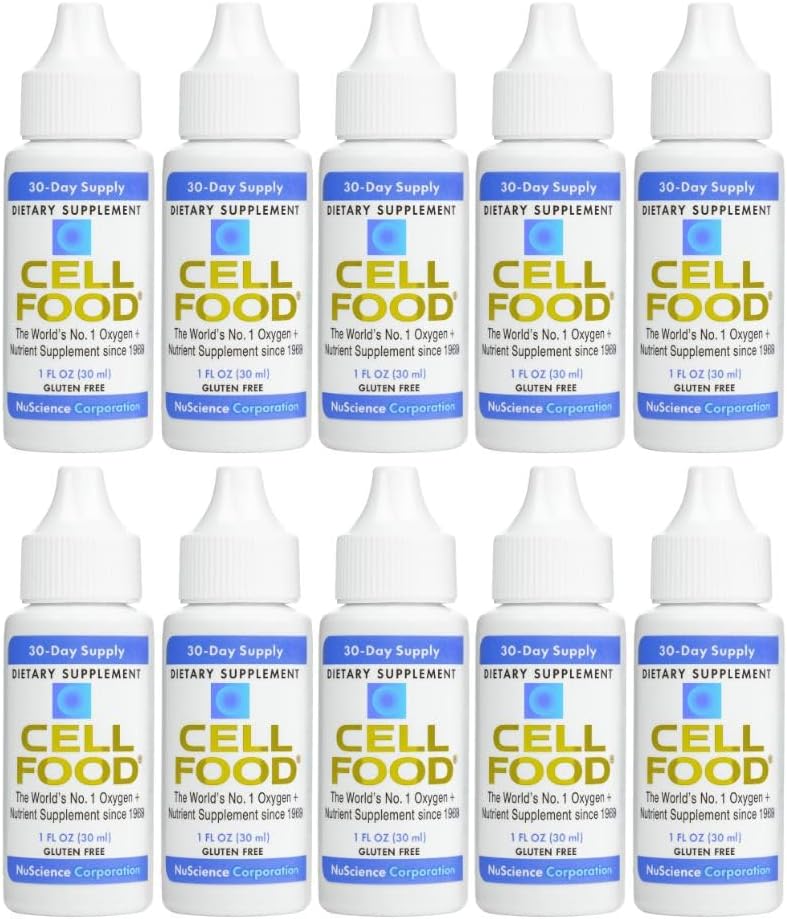 Cellfood Oxygen Boost, 1 fl oz - Liquid Oxygen Supplement for Lymphatic Drainage, Altitude Sickness, Jet Lag, Fatigue, Headaches, Hangovers & Energy - Gluten Free, Cert. Kosher - Makes Over 22 Quarts - Image 9