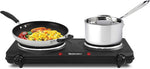 Elite Gourmet Double Cast Iron Burner, 1500W Hot Plate, Adjustable Temp - Image 3