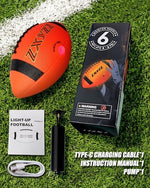 Side angle of the ZXYZZ junior size number 6 motion activated football
