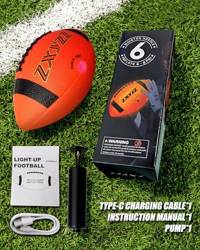 Side angle of the ZXYZZ junior size number 6 motion activated football