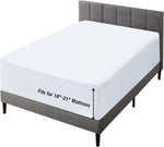 Bedecor Extra Deep Pocket Fitted Sheet, 18-21 Inch, Full, Gray | Stays Put On Pillow Top & Thick Mattress, For Restless Sleepers & Adjustable Beds, Soft Microfiber - Image 11