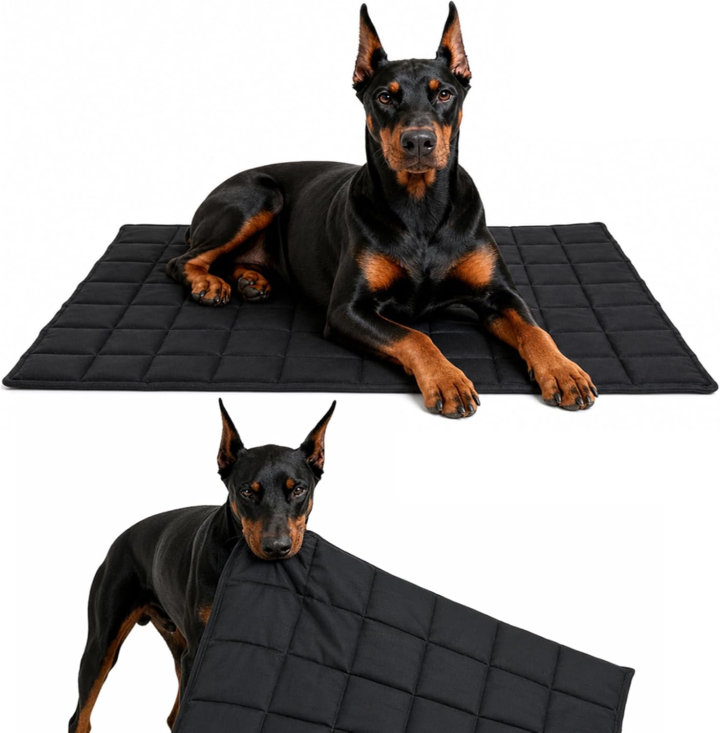 Drounphi chew proof dog crate pad front view