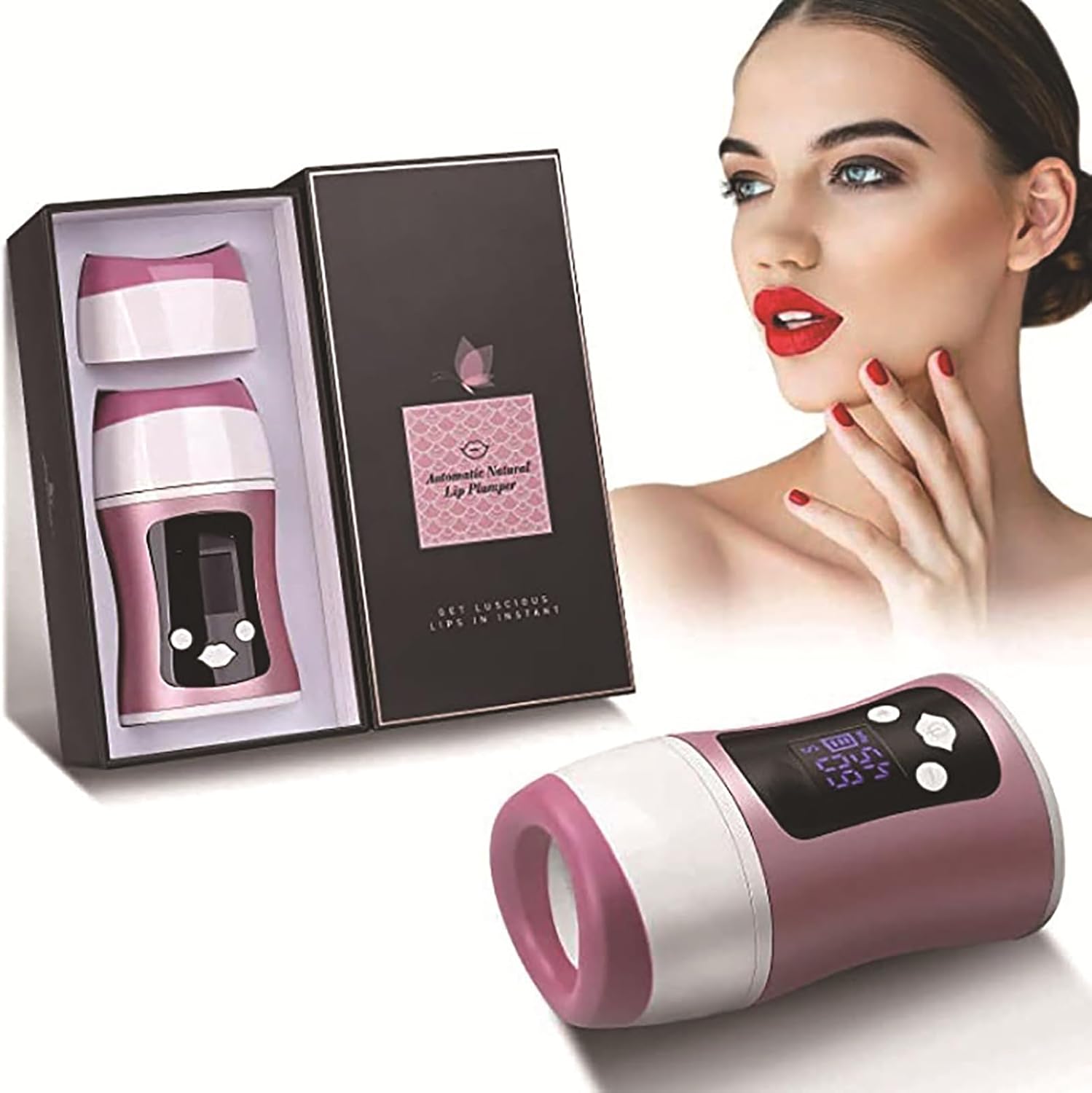 TsoLay Electric Lip Enhancer Machine digital display front view