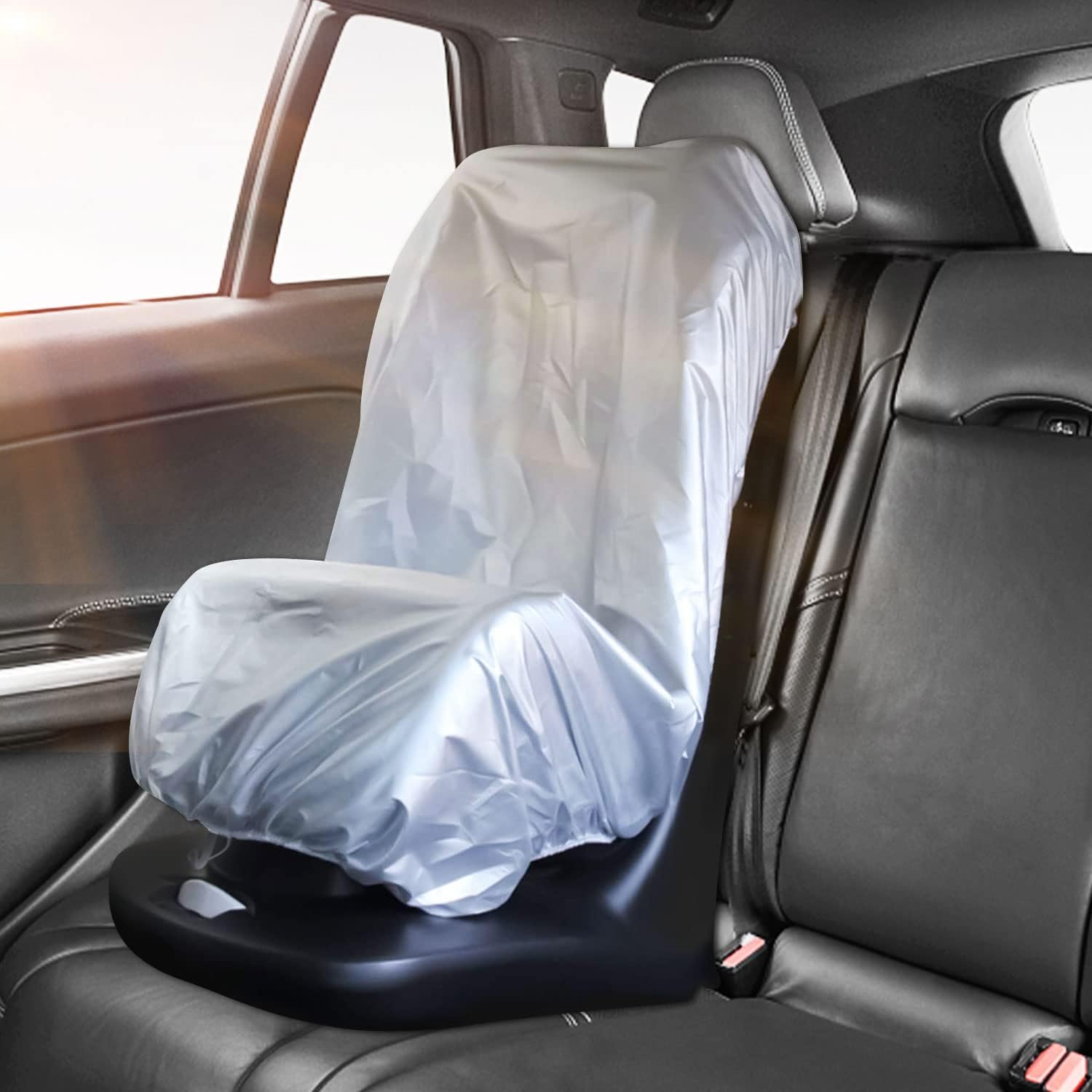 Aohcae car seat sun shade cover front view protecting infant seat from heat