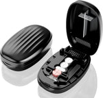 GAONLY pill cutter splitter black front view showcasing the compact portable design for daily medication management