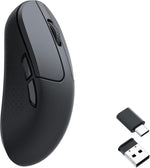 Keychron M3 Mini Wireless Optical Mouse, Bluetooth 5.1/2.4 GHz/Wired Gaming Mouse, Programmable PixArt 3395 Sensor with up to 26,000 DPI/ 650 IPS, Lightweight Ergonomic for Windows Mac Linux - White - Image 12