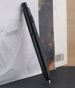 erofa Majohn A1 Press Fountain Pen with Box, Retractable Extra Fine Nib Metal Matte Black Ink Pen with Converter for Writing (No Clip Version) - Image 7