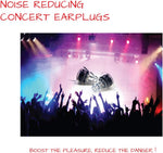 High-Fidelity Concert Earplugs Reusable Noise-Reduction Ear Plugs Set with Two Sizes Included - For Rave, Live Music, Festivals, Marching Bands, Loud Events, Fitness Classes - Image 3