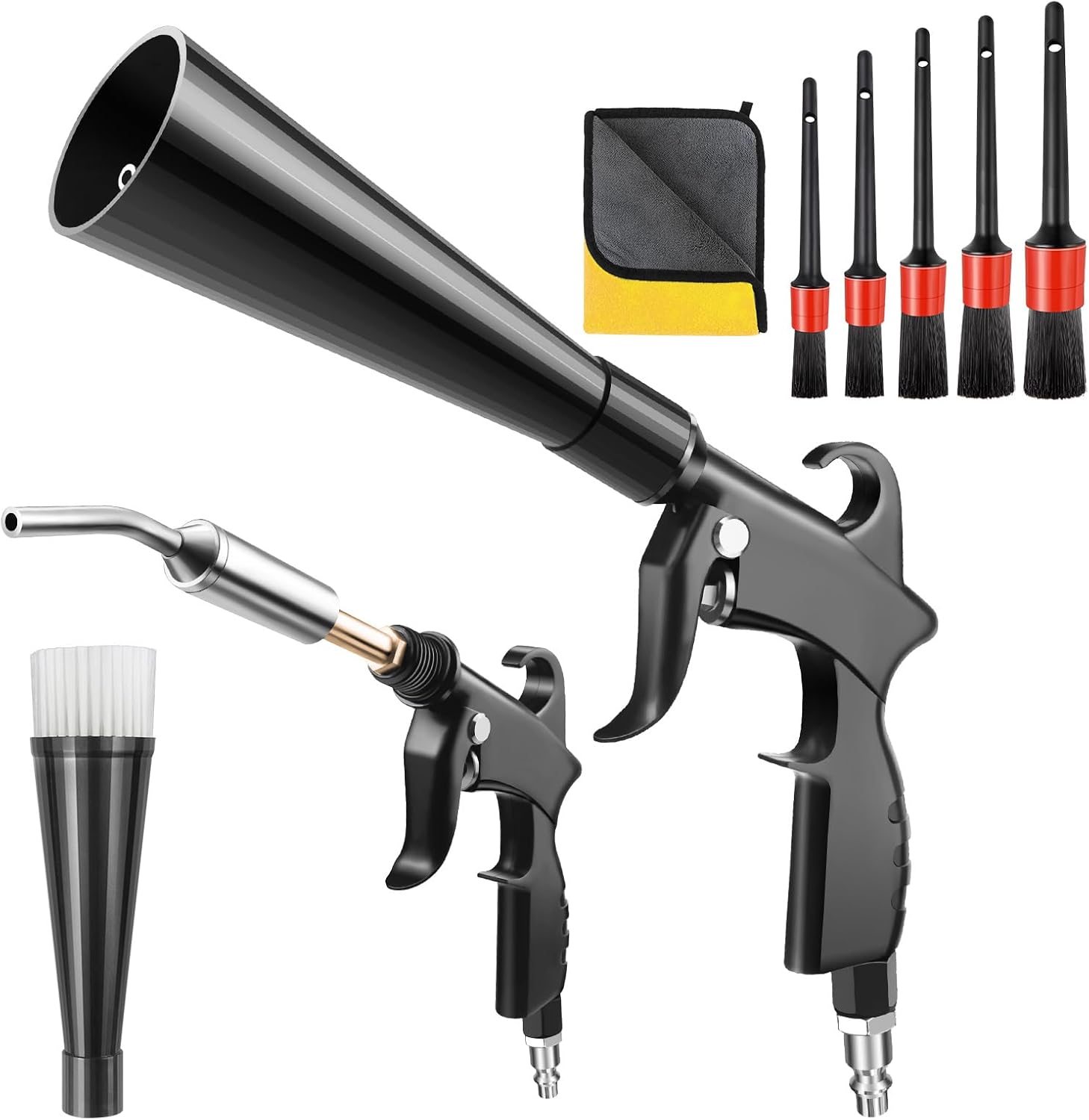 CHOLANG detailing car cleaning gun front view showcasing the high pressure metal nozzle design.