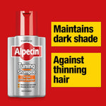 Alpecin Tuning Shampoo ingredient details and instructions label