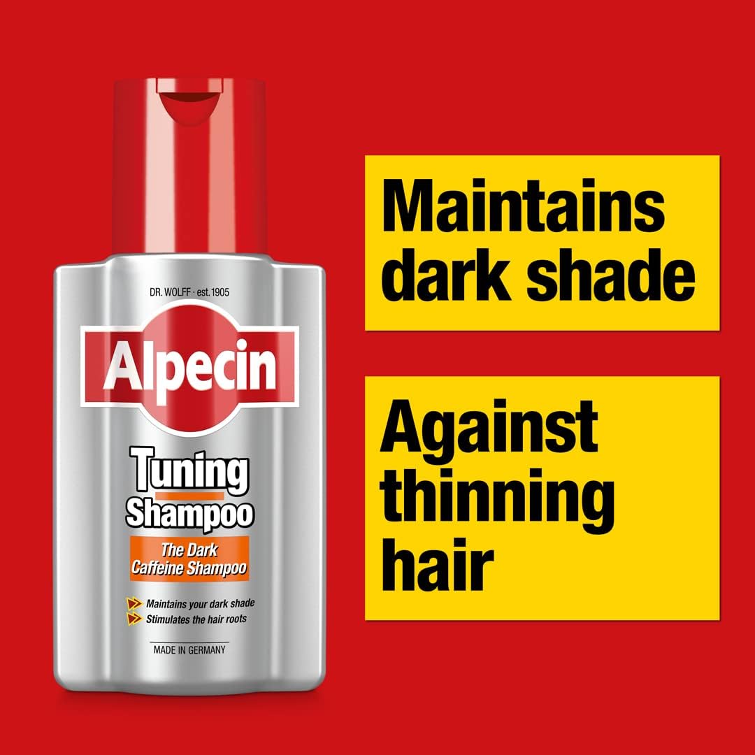 Alpecin Tuning Shampoo ingredient details and instructions label