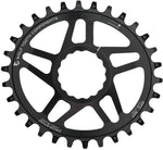 Wolf Tooth elliptical direct mount chainring front view bicycle component