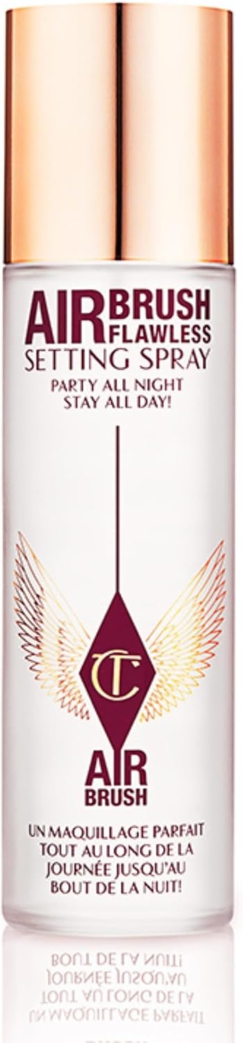 Charlotte Tilbury Airbrush Flawless Setting Spray - Ultra-Fine Hydrating Mist to Prime & Set Makeup Up to 16Hr - Soothes and Blurs Skin, Waterproof, Wedding Makeup - Image 12
