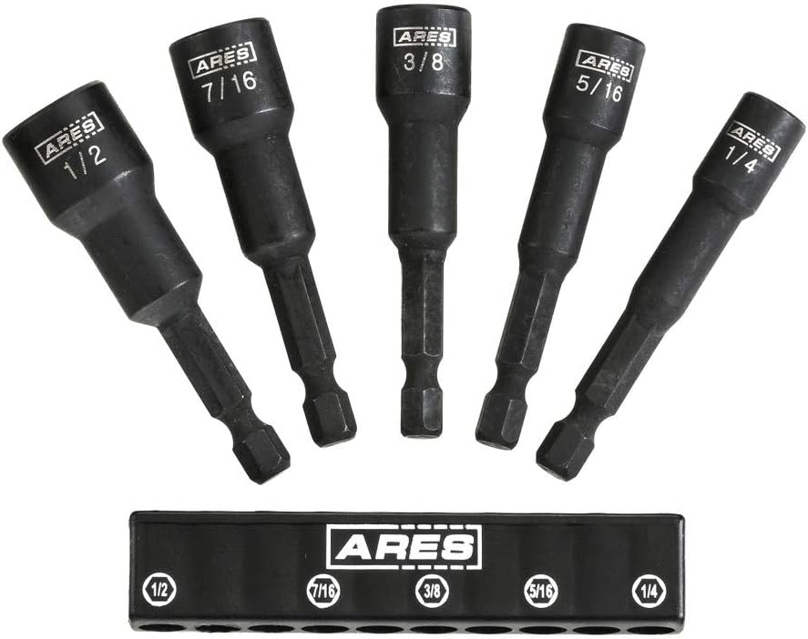ARES 70029 Metric Impact Magnetic Nut Driver Set | 2 1/2-Inch Impact Grade Nut Setter with Industrial Strength Magnet - Image 11