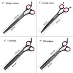 Smithking chunker shears for heavy bulk reduction on thick dog coats
