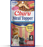 INABA Churu Meal Topper for Cats, Complete & Balanced, Creamy, Lickable Pure Cat Food Topper, 0.5 Ounce Tube, 12 Tubes (4 per Pack), Tuna with Scallop Recipe - Image 11
