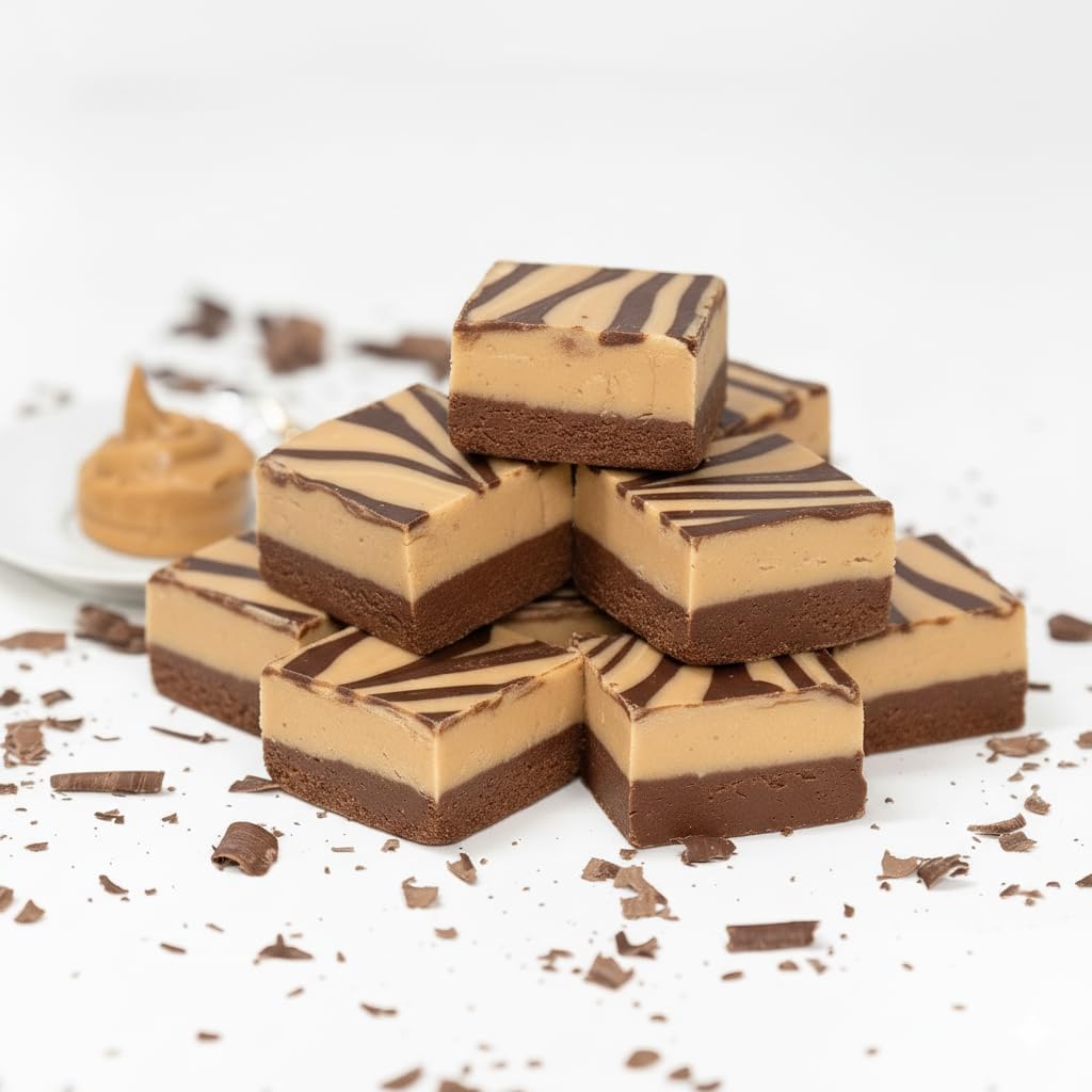 Valley Fudge Chocolate Caramel Pecan Fudge Half Pound | Fresh Artisan Fudge | Made with Real Wisconsin Butter | Handmade Small Batch | 8 oz Pack - Image 12