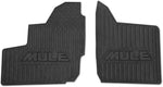 Kawasaki Mule front floor mat set front view heavy duty accessory