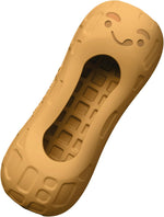 Nylabone strong chew rubber peanut treat toy front view