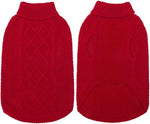 Mihachi pet winter sweater showing neck leash hole