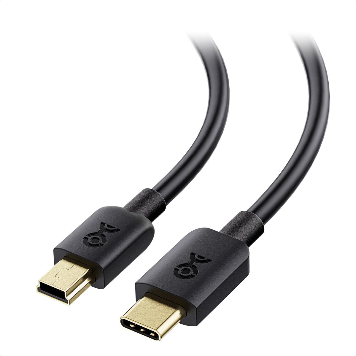 Full length view of Cable Matters 2m black cable