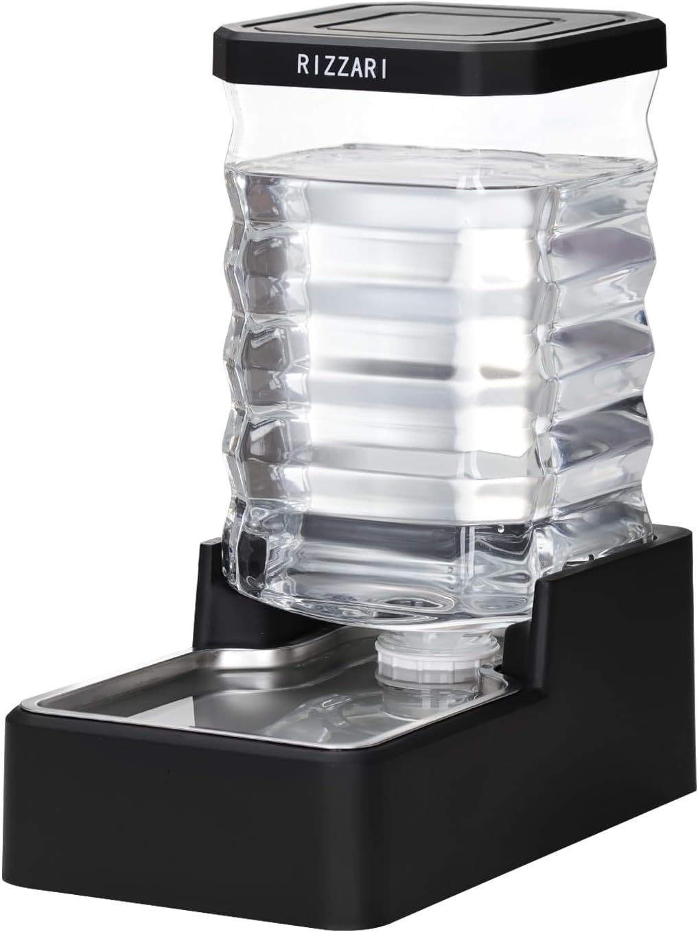 RIZZARI Stainless Steel Pet Water Feeder: 9L Large Gravity Leak-Proof Auto Refill Water Dispenser -Ideal for Multi-Pet Homes- Anti-Tip Base -No Filter- Easy Clean - for 30-60 LB Dogs- Home/Garage - Image 10