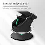 iOttie Easy One Touch 5 car mount holding smartphone on vehicle dashboard