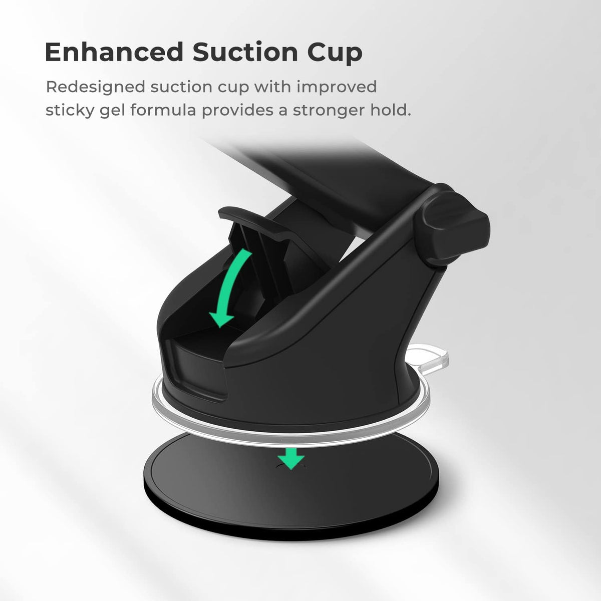 iOttie Easy One Touch 5 car mount holding smartphone on vehicle dashboard