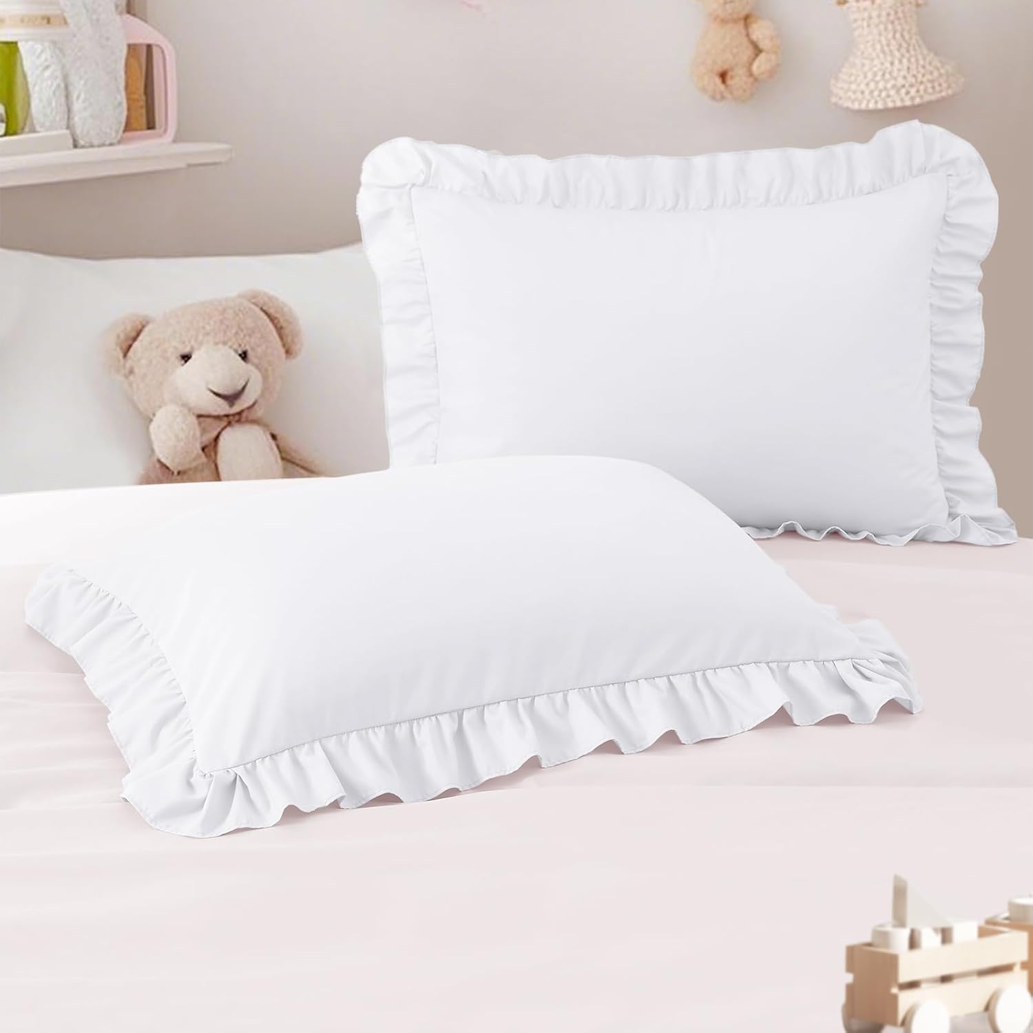 Cobedzy toddler pillow cases set of 2 front view
