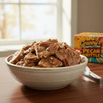 Gluten free handmade brittle loaded with grade A southern pecans