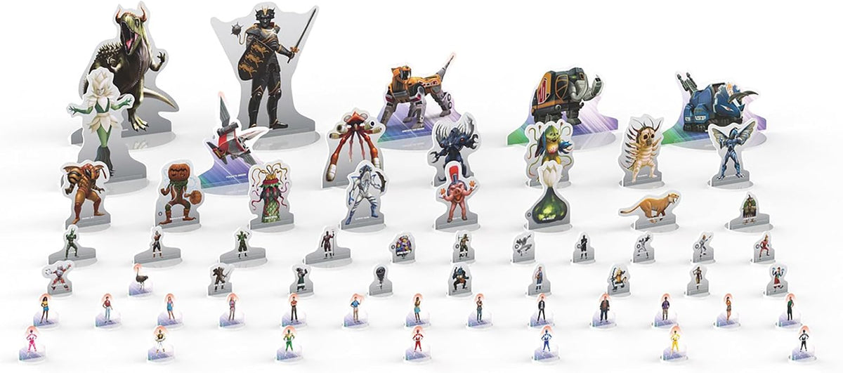 Power Rangers roleplaying game box and contents display