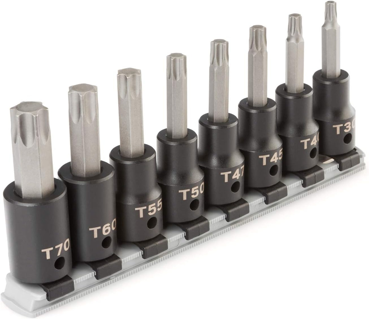 TEKTON 1/2 Inch Drive Torx and External Star Impact Socket Set | SKT25801 - Image 9