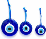 Erbulus Turkish Blue Evil Eye Wall Hanging front view ornament set