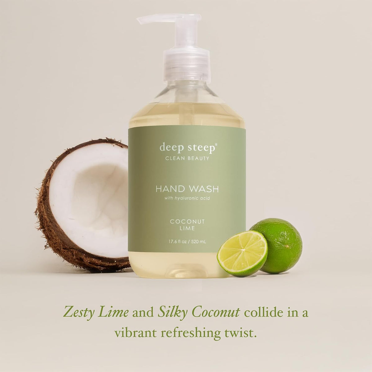 Deep Steep natural hand wash texture and lather demonstration
