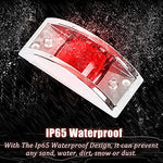LiLoom waterproof side marker lights package including mounting screws for truck installation
