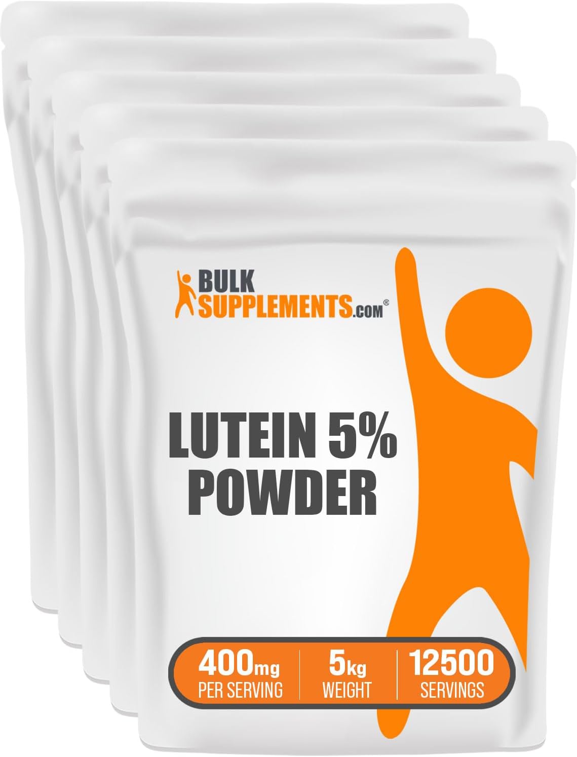 BulkSupplements Lutein Powder mixed in a healthy morning wellness drink