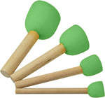 WAFJAMF 20 pieces green foam sponge dabbers package