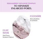 Eqqualberry Purple Rice Pore Purifying Pack Cleanser tube back label details