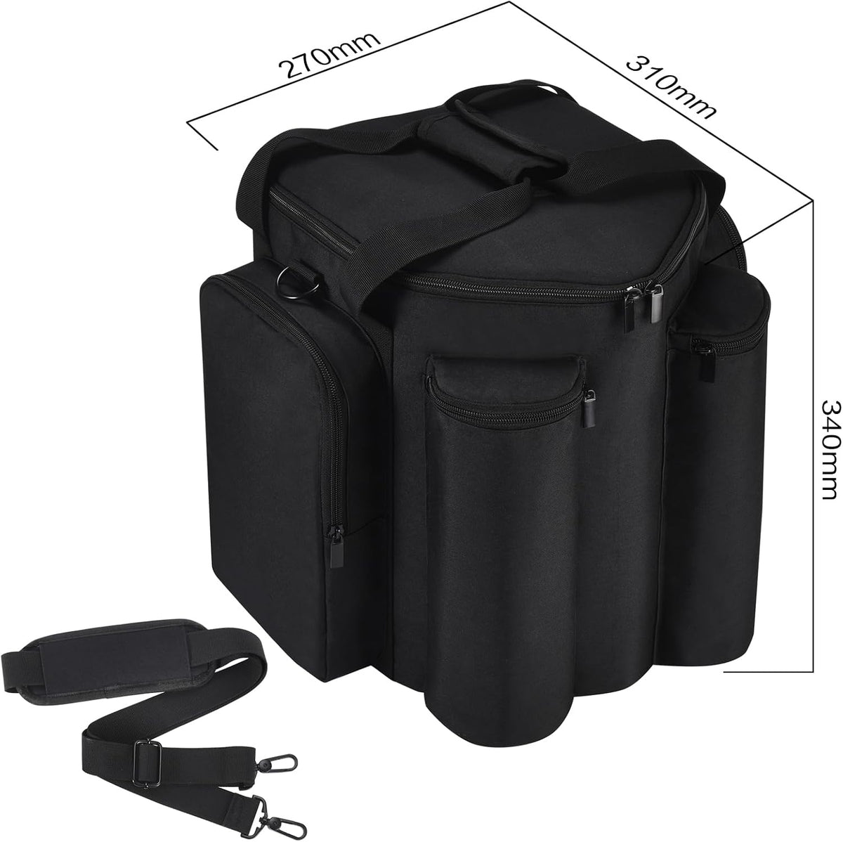 Yaslayp travel case packaging and included accessories overview