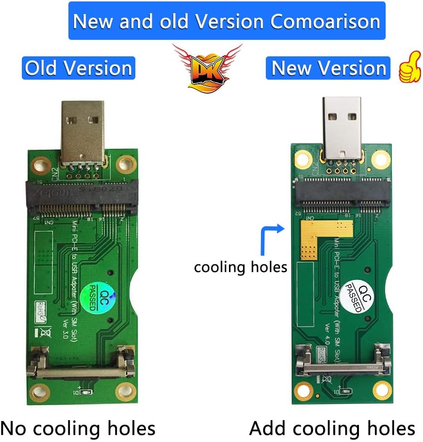 SuperPlus adapter showing integrated 6-pin and 8-pin SIM card connector