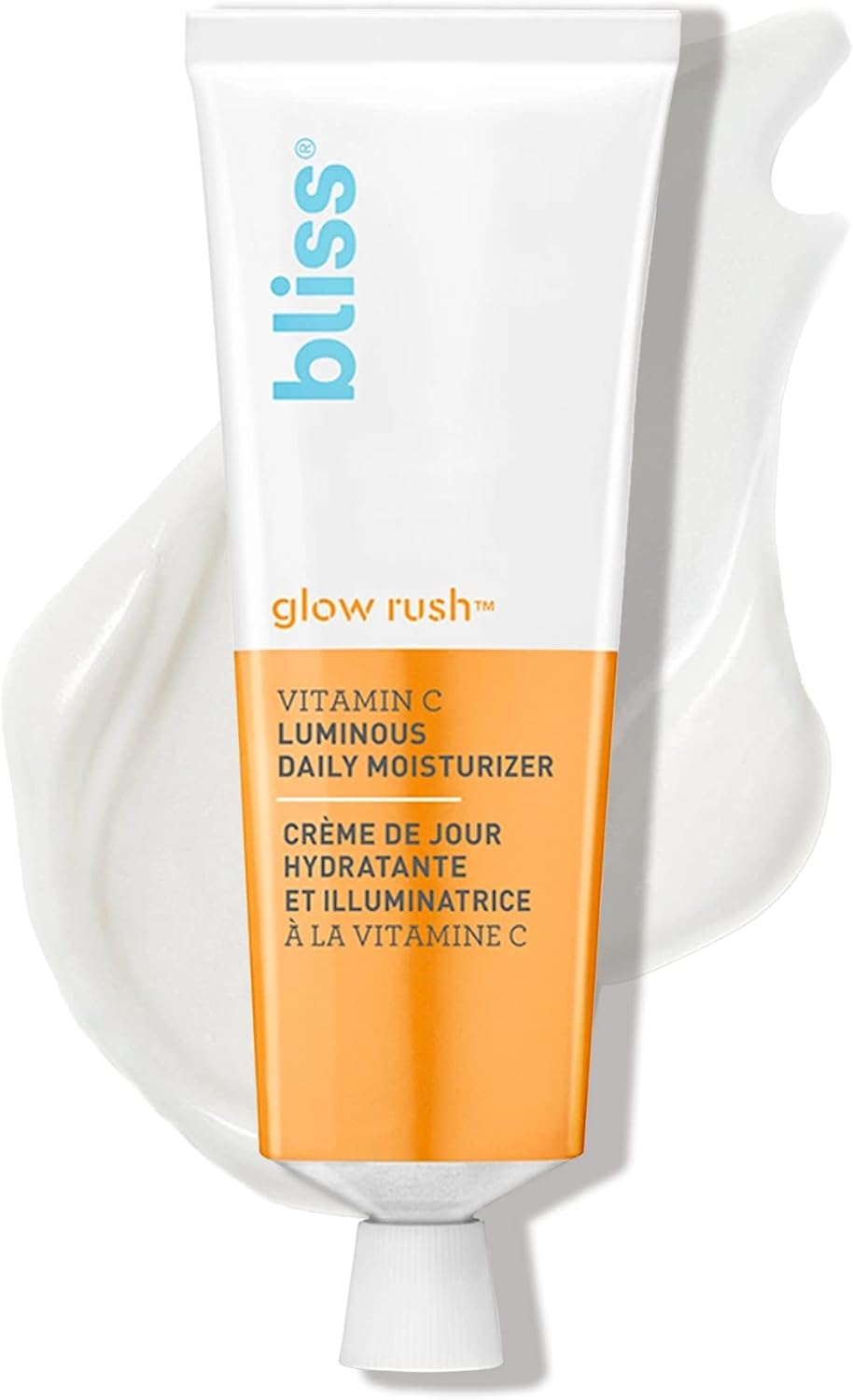 Bliss Glow Rush Vitamin C Luminous Daily Moisturizer tube front view