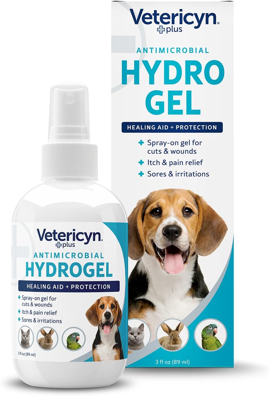 Vetericyn Plus Dog Wound Care Hydrogel Spray front view 3 ounces