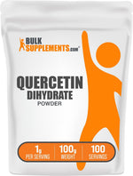 Authentic USA imported BulkSupplements pure antioxidant powder back view