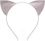 Merroyal Glitter Cat Ears Headband Halloween Fancy Dress Cat Woman Hairband Cosplay - Image 9