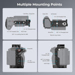 SmallRig 4183 cage attached to Sony cinema camera side profile
