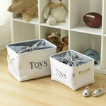 INough Kids Storage Basket folded flat for compact storage
