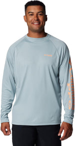 Columbia Men's PFG Terminal Tackle Long Sleeve Shirt front view athletic apparel.