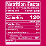 Starburst FaveREDS bulk candy bag showcasing strawberry cherry watermelon and fruit punch flavors
