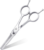 Complete profile view of the Trixie 4.75 inch professional pet grooming scissors.