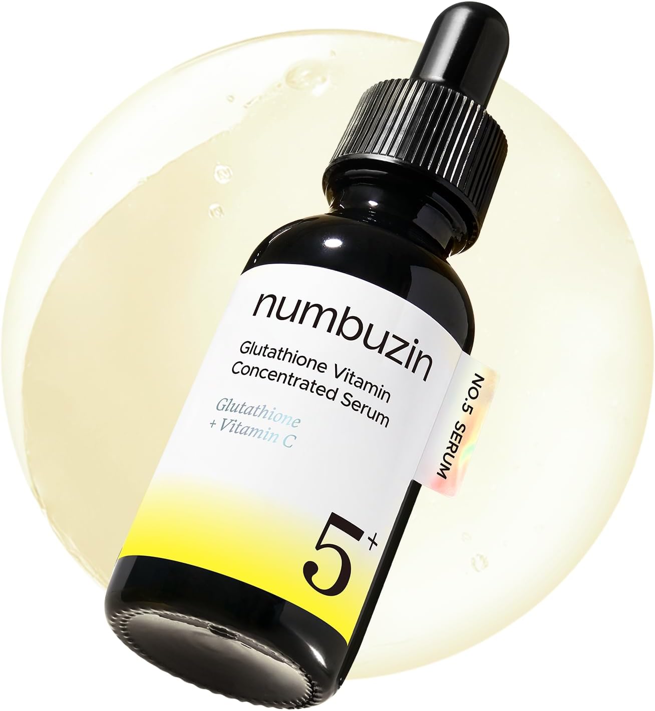 Numbuzin Number Five Vitamin Concentrated Serum front view bottle for dark spot care